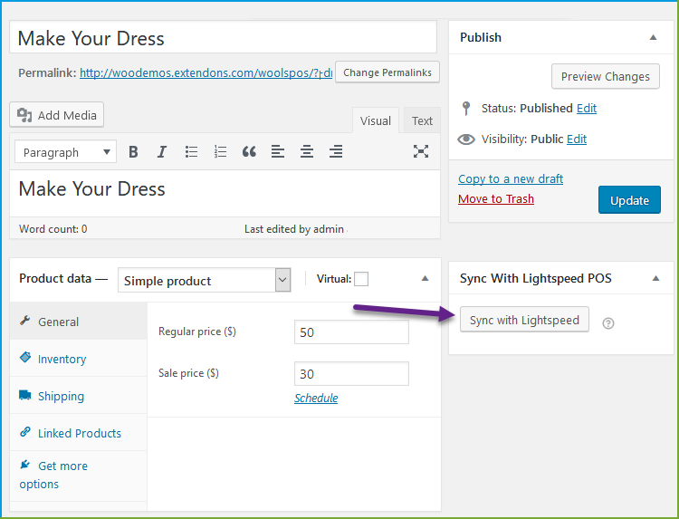 WooCommerce Lichtgeschwindigkeitsintegration
